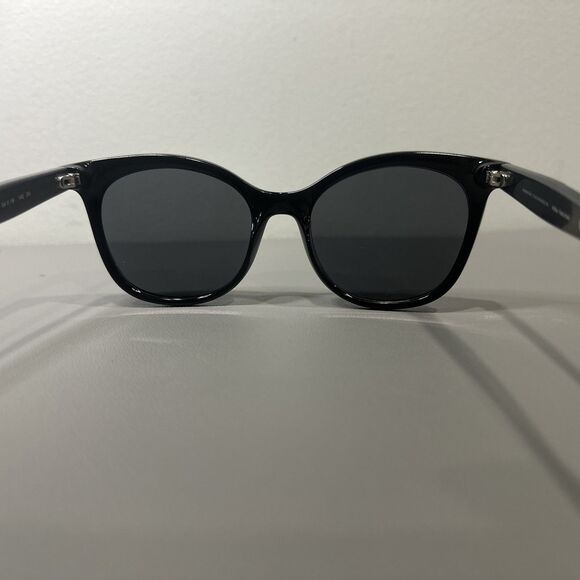 Armani Exchange 0AX4094S 81588G Woman Sunglasses Shiny Black Frame, Grey main image 7